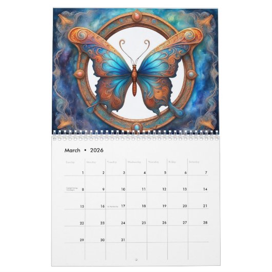 kalender met vergulde vleugels (Mar 2026)