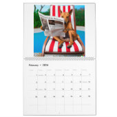 Kalender met verschillende afbeeldingen honden die (Feb 2026)
