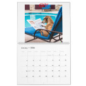 Kalender met verschillende afbeeldingen honden die (Jan 2026)