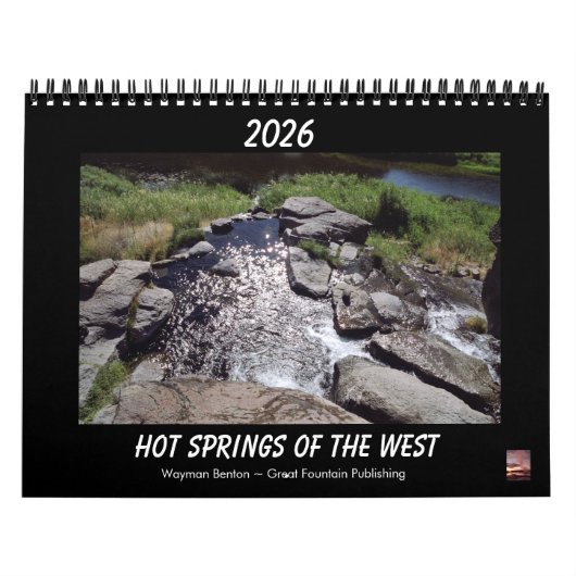 Kalender met warme bronnen van het Westen (Hoes)