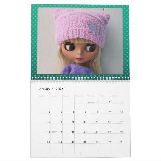 Kalender. Mijn favoriete poppen Kalender (Jan 2026)