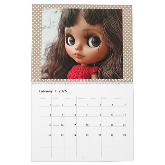 Kalender. Mijn favoriete poppen Kalender (Feb 2026)
