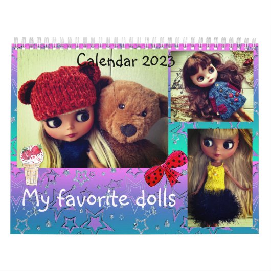 Kalender. Mijn favoriete poppenkalender Kalender (Hoes)