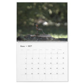 Kalender mit gebastelten Figuren aus Eicheln (Jan 2027)