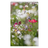 Kalender mit schönen Blumenmakros (Hoes)