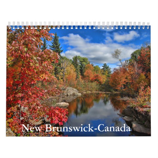 Kalender New Brunswick-Canada (Hoes)