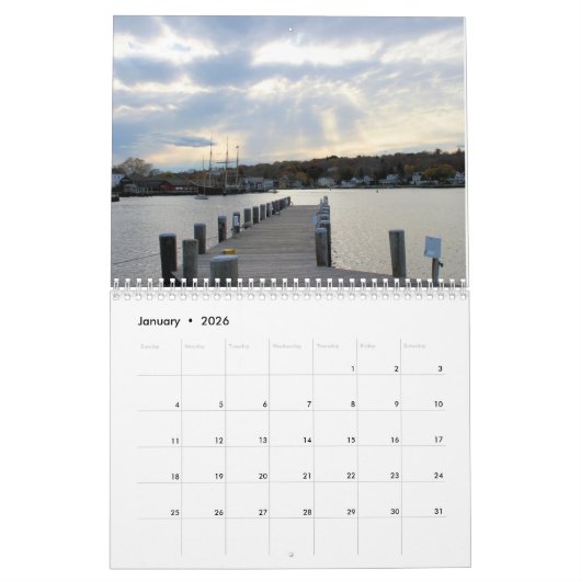 Kalender New England 2025 (Jan 2026)