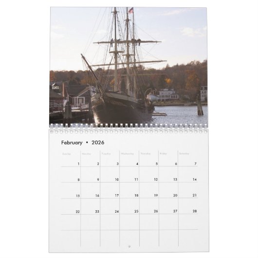 Kalender New England 2025 (Feb 2026)