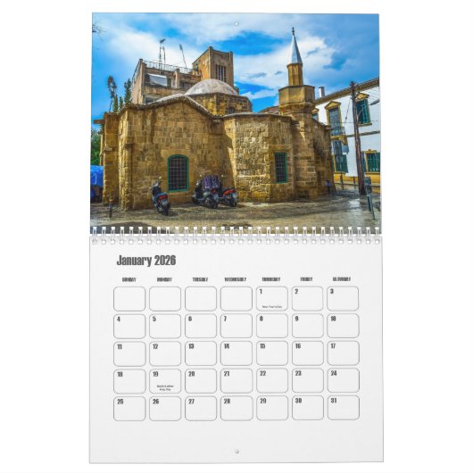 Kalender Nicosia-Cyprus (Jan 2026)