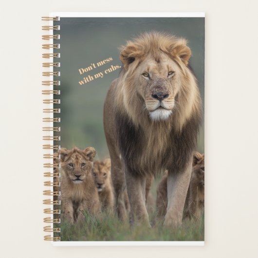 Kalender - "Niet knoeien met de Cubs" Planner (Voorkant)