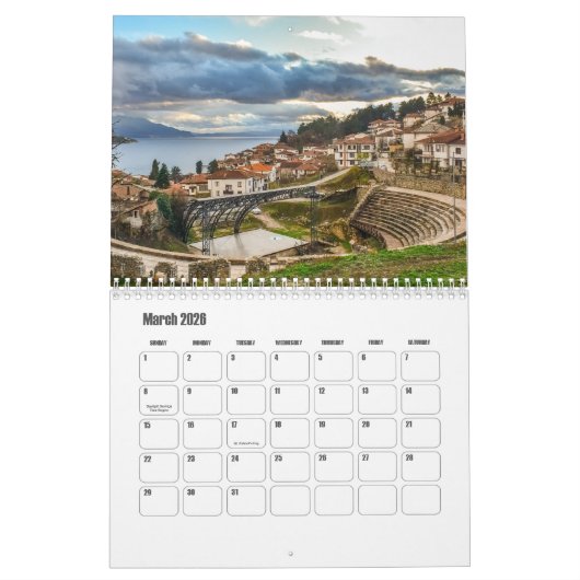 Kalender Noord-Macedonië (Mar 2026)