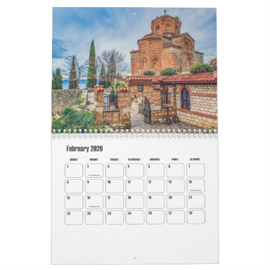 Kalender Noord-Macedonië (Feb 2026)