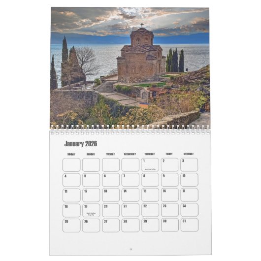 Kalender Noord-Macedonië (Jan 2026)