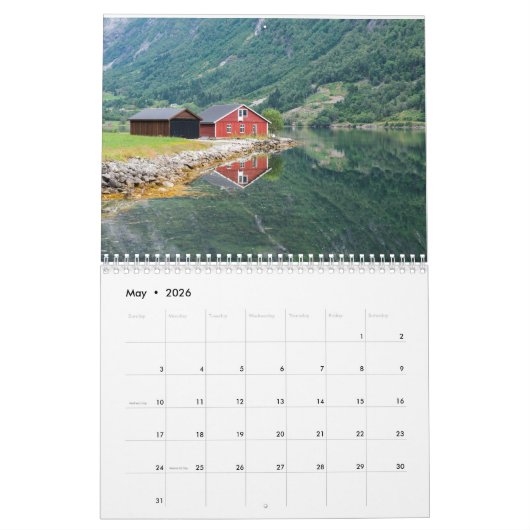 Kalender Noorwegen (Mei 2026)