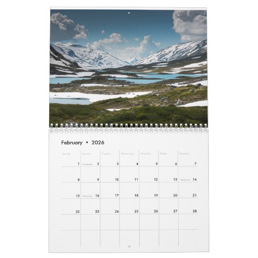Kalender Noorwegen (Feb 2026)