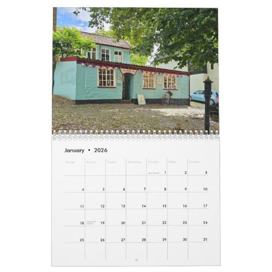 Kalender Norwich 2026 (Jan 2026)