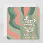 Kalender - Organische Curves Modern Business Logo Feestdagenkaart (Voorkant)