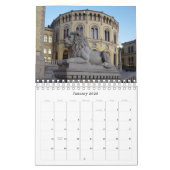 Kalender Oslo, Noorwegen 2025 (Jan 2026)