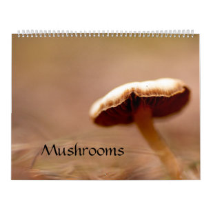 Kalender: paddenstoelen, Schrooms, Fungi Kalender