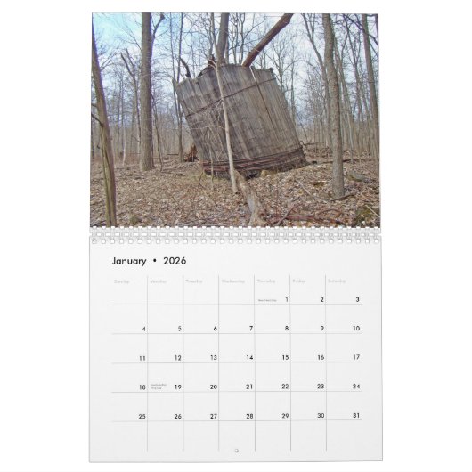 Kalender - Pareltjes langs de wandelroute (Jan 2026)