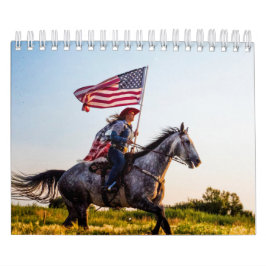 Kalender patriottische Amerikaanse vlag