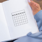 Kalender, Planner, Tijdschrift Rubberstempel