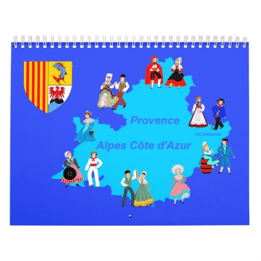 Kalender, Provence-Alpes-Côte-d'Azur, Frankrijk Kalender (Hoes)