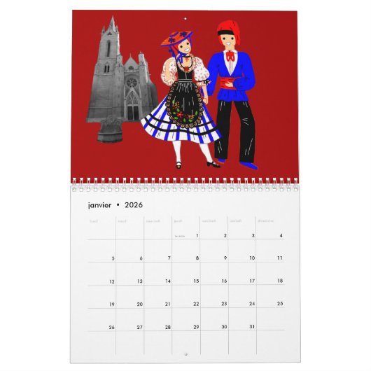 Kalender, Provence-Alpes-Côte-d'Azur, Frankrijk Kalender (Jan 2026)