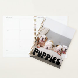 Kalender Puppies bevestigen Planner