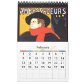 Kalender  Retro Afbeeldingen Posters 2 Plain (Feb 2026)