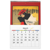 Kalender  Retro Afbeeldingen Posters Plain (Mar 2026)