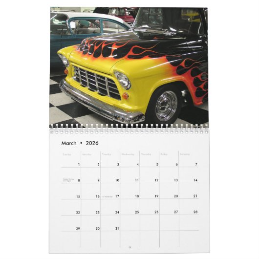 Kalender - Route 66 West (Mar 2026)