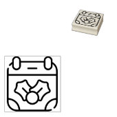 kalender rubberstempel (Gestempeld)
