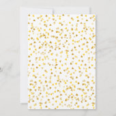 Kalender Save the Date Goud Liefde Harten Confetti (Achterkant)