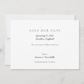 Kalender Save the Date Gouden Hart Mei 2023 Maand Kaart (Achterkant)