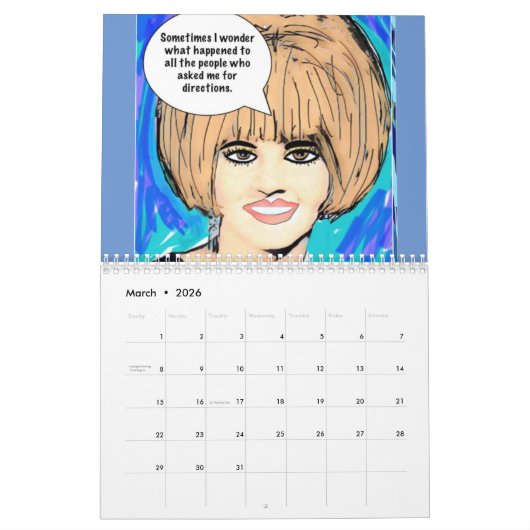 kalender - Slechte meisjesagenda (Mar 2026)