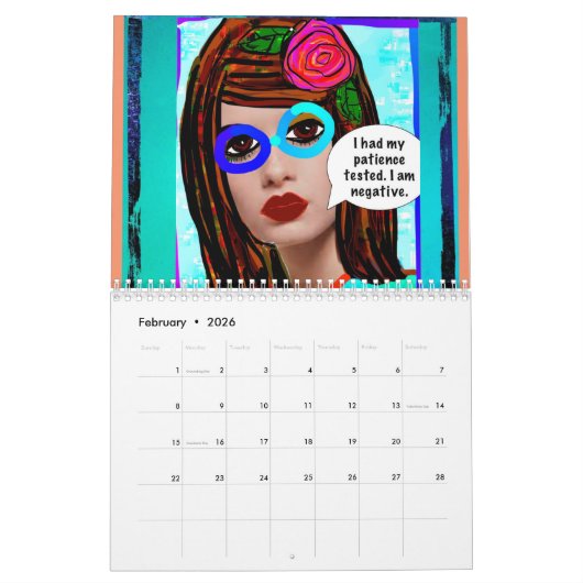 kalender - Slechte meisjesagenda (Feb 2026)