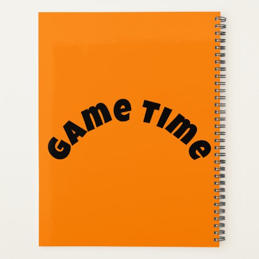 Kalender speltijd Basketball Planner (Achterkant)