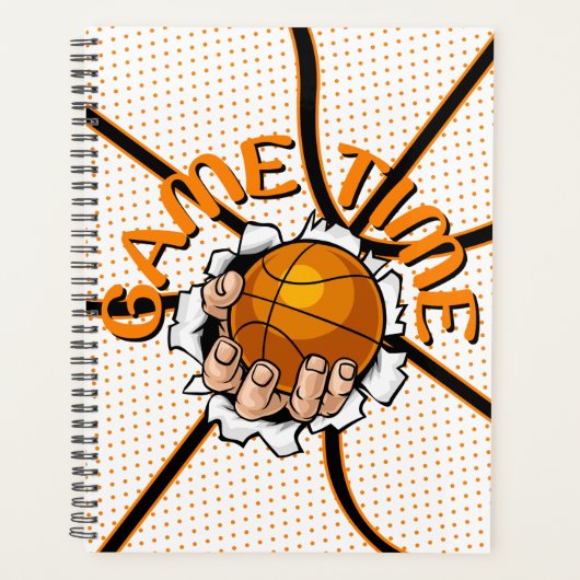 Kalender speltijd Basketball Planner (Voorkant)