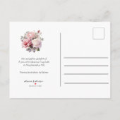 Kalender Stijl Trouw Save the Date Juni Aankondigingskaart (Achterkant)