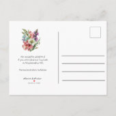 Kalender Stijl Trouwen Sla de Datum Augustus Aankondigingskaart (Achterkant)