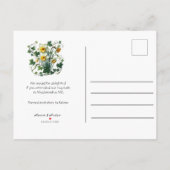 Kalender Stijl Trouwen Sla de Datum Maart Aankondigingskaart (Achterkant)