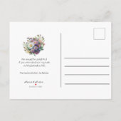 Kalender Stijl Trouwen Sla de Datum September Aankondigingskaart (Achterkant)