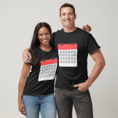 Kalender T-shirt (Unisex)