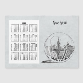 Kalender Travel City Volle jaar 2020