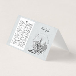 Kalender Travel City Volle jaar 2020 Kaart