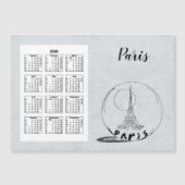 Kalender Travel City Volle jaar 2020 Parijs (Voorkant)