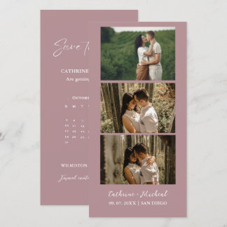 Kalender Trouw Foto booth strip frame Opslaan Save The Date