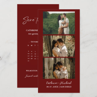 Kalender Trouw Foto booth strip frame Opslaan Save The Date