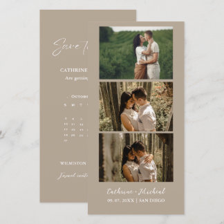 Kalender Trouw Foto booth strip kader Opslaan Save The Date